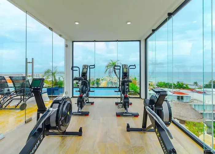 - Rooftop Pool Gym Near Dom wakacyjny Playa del Carmen